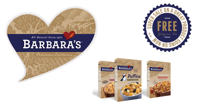 New $3off1 Barbara’s Cereal Coupon