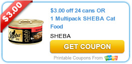 $3 off Sheba Cat Food Printable Coupon