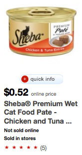 Target Sheba Cat Food Coupon