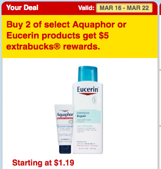 Aquaphor or Eucerin at CVS